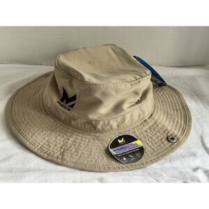 NWT Mission Khaki Tan Boonie Hat Safari Hiking Cooling Hat One Size UPF 50
